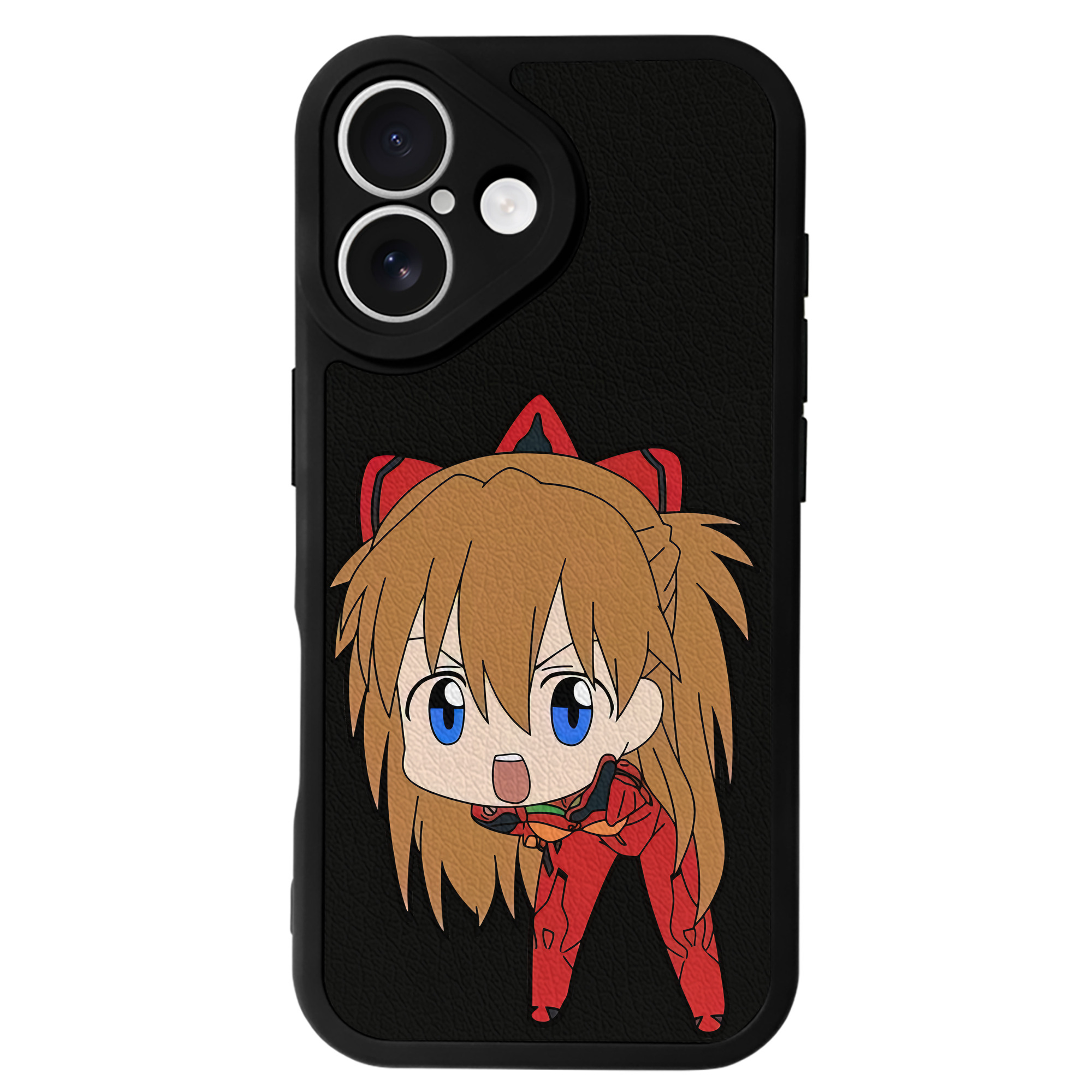 （画像用） EVA 新世紀エヴァンゲリオン 【iPhone 16シリーズ対応】シリコンスマホケース（レザー調） 材質：シリコン
